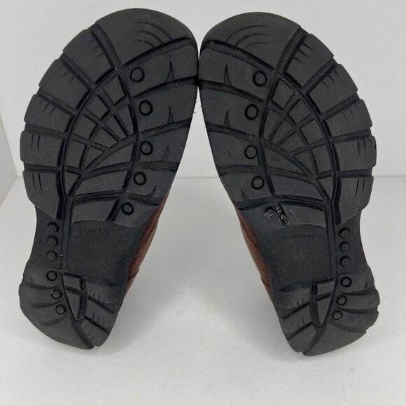 Land's End Brown Rough Cut Suede Chukka Loafers Mens Size 8.5 Slip-On Shoes - Picture 8 of 8